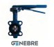 Valve disc flanged Genebre PN16 GG20 /CF8M /EPDM, Tmax=+120°C