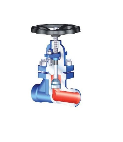 صمام الإغلاق مع ختم النفط 35.006 أري-ستوبو ين 40 ، يلقي الصلب 1.0619 + ن ، مشفه (دن 15 ين 40)
