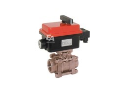 Ball valve-ZA, 1/2&quot;, with drive-RT20-007 stainless steel. steel/PTFE-FKM, 230V 50Hz, time. srab..7s