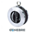 Genebre check valve, double-leaf, CF8M/CF8M/Viton, Tmax=+180oC flanged