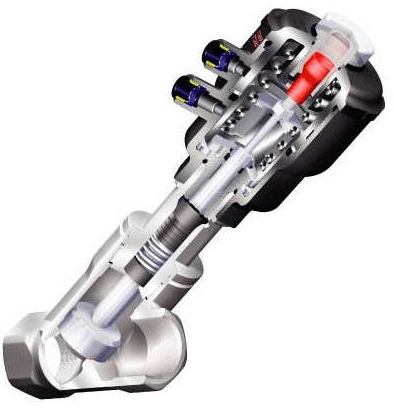 Inclined air valve 10.350 ARI-STEVI AS PN16, 1.4408, Tmax=+180oC thread (DN50)