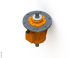 Flanged vibration motor MVE 3500/15N -IC-75AX A 