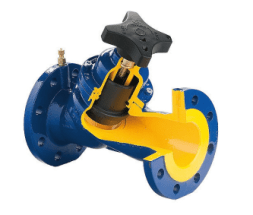 Balancing valve 447A-C-72 PN16, grey cast iron, Tmax=+120°C flanged