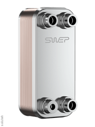 بي 3 لوحة صنع من النحاس مبادل حراري سويب