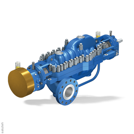 مضخة مع موصل محوري تشترا