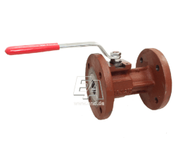 VO561004 Ball valve DN25, PN16, full bore, GG-25/PTFE-NBR/Ms-hartverchromt