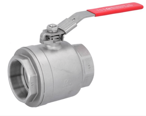 Kugelhahn 3&amp;quot; ball valve, PN40, 1.4408/PTFE, 2-teilig, Innengew. voller Durchgang
