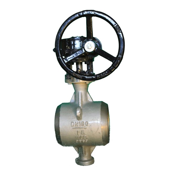 Rotary disc shutter KV06-31-223(EG) 3-eccentric KVANT PN16-25 body:carbon steel, dis