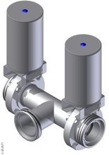 598800321120  Тройник дисковый клапан T-BV TYP98/SV04 DD-GGG DN 32 304 BL. PAMS1 LF VMQ