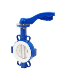 Затвор дисковый поворотный GENEBRE 2101 09 DN050 PN10, корп -GJS-400-15 (GGG40), AISI316 (CF8M), PTFE, М/Ф, рукоятка, шток 11мм