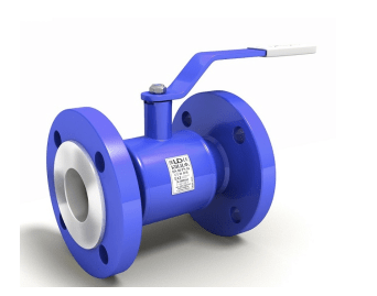Ball valve of equal passage LD KSHTSF PN40, Steel 20 /Stainless steel. 1.4021 /PTFE steel, flange/flange