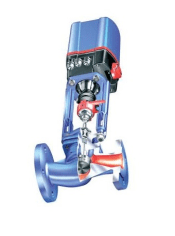 Control valve 23.440 ARI-STEVI® Smart with DP PN16 actuator, cast iron EN-JL1049 Tmax=+250oC flanged (DN40 PN16, DP32, EPS33)