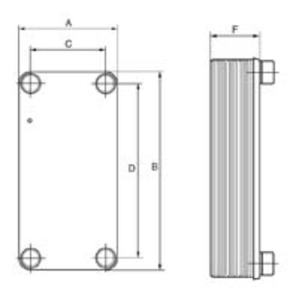 Brazed plate heat exchanger Gea GNS (NP)