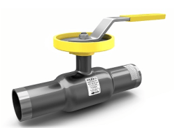 КШ.Ц.П.REGULA.ХХХ.25.02 СП Кран шаровой с/проходн. PN25, Сталь 20 /Нерж. сталь 1.4308 /PTFE, сварка/сварка