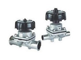 GM Hygienic manual diaphragm valve 316L/EPDM clamp/clamp