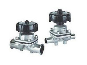 GM Hygienic manual diaphragm valve 316L/EPDM clamp/clamp