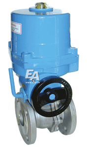 Ball valve-ZP, DN125, with drive NE38 Ed.1.4408/PTFE-PTFE230V 50Hz, time. srab..24s