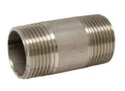 Nipple Rohrdoppelnippel 3/4&quot;(DIN2999) x 100 mm, Edelstahl 1.4571