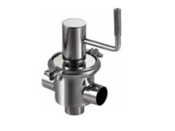 Sanitary single-seat reversible angle valve DIN type 300 (T type) S.S.304 welded (analog Alfa Laval Unique SSV DN 65-200)