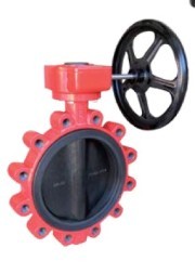 205LE P Disc Shutter Lug Xurox PN16 GGG40.5/1.4408/EPDM Tmax=+120oC handle