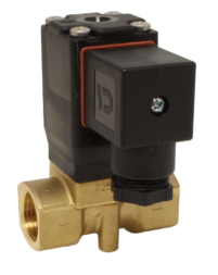 Электромагнитный клапан 2/2-Magnetventil, G1/2&quot;, Ms/NBR, 24VDC, 0-10bar, zwangsgesteuert, Temperatur max. 90°C