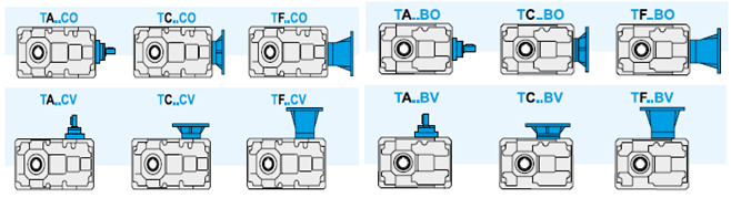 KC Tramec TS140 gear motor in-63-23- B3-4-1558-380-50 (4P, D2=50) sf=1.5 