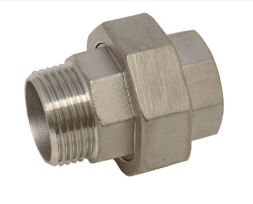 اقتران اقتران قطعة 3/8 &quot; (دين 2999) داخل /خارج ، الفولاذ المقاوم للصدأ 1.4408