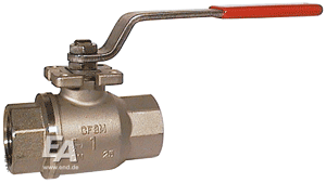 صمام الكرة المدمجة دن 25 ، ين 40 الفولاذ المقاوم للصدأ. ستيلست.1.4408-01/بتف-الألياف الزجاجية التجهيزات-فكم