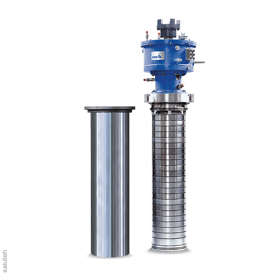 مضخة رأسية متعددة المراحل