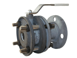 LD.STRIZH.XXX.16.P.02.Zn Ball valve PN16 n/flanged passage