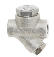 Thermodynamic condensate trap DT46 PN40 r/r angular.st., (1/2&quot; DT46 with bim. air outlet, thermal cr. and built-in fils.)