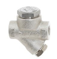 Thermodynamic condensate trap DT46 PN40 r/r angular.st., (1/2&quot; DT46 with bim. air outlet, thermal cr. and built-in fils.)