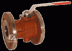 The flanged ball valve. DN150, PN16,Baul.EN558-27 GS-C25/PTFE-FKM-Graph./1.4308,full-bore