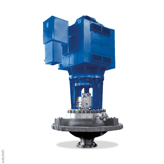 مضخة عمودية مع حلقة الإسكان رف