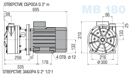 مضخة مف 180 ، ب ، فيتون ، أ