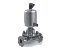 GM Hygienic pneumatic diaphragm valve 316L/EPDM clamp/clamp
