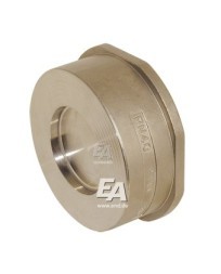 Check valve disc Scheiben-Rückschlagventil DN25, PN6-40, Edelstahl 1.4408/PTFE, max. 40bar 