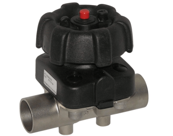 ميمبرانفنتيل هاندبيت أوشتيغت صمام الحجاب الحاجز ، د 25 ، 0-6 بار ، إديلستال 1.4435/بتف-إبدم