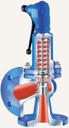 Safety valve 67.951 ARI-SAFE-TCS 67.951 angled stainless steel.steel 1.4581