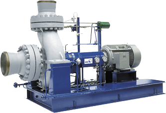 Horizontal centrifugal pumps for hot water HPH