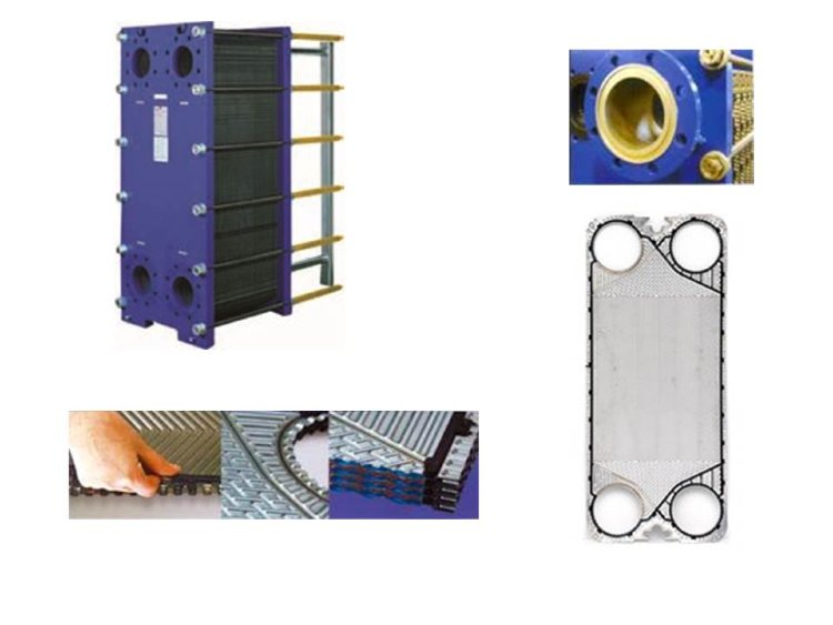 Heat exchanger with welded Gea LWC 100T cassettes