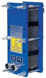 Plate heat exchanger Alfa Laval M3-FG used insulation, 43KW, ALLOY 316 /0.50 mm, NBRB Clip-on