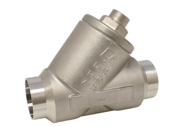 Check Valve Rückschlagventil DN20, PN40, Edelstahl 1.4408/PTFE, Anschweißenden DIN3239