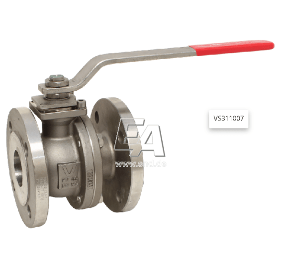 Flanged ball valve DN50,PN40,Baul.EN558-27 1.4408-01/PTFE-FKM-graphite, full-strength.