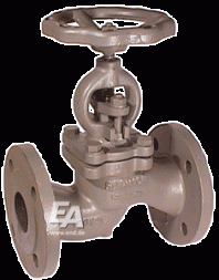 CD501013 Shut-off valve DN200, PN16 housing: GG/Niro, RK Tmax=+300oC f/f