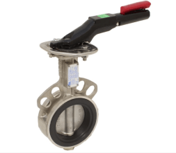 Butterfly valve DN80, PN10/16, length EN558-20, 1.4408/EPDM/1.4408, ISO 5211, F05/07