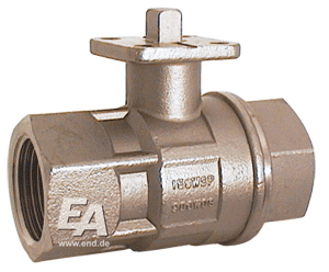 Ball valve 21/2&amp;quot;, PN64, stainless steel. Steel/PTFE-FKM Flange Plate F07/F10, full bore