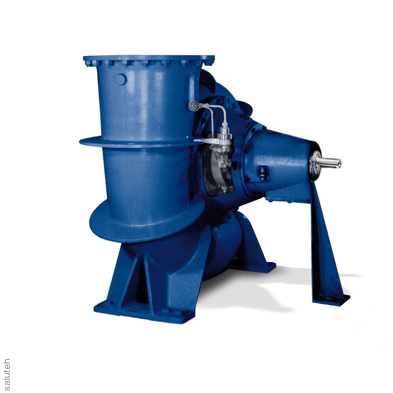 Single-stage pump with spiral body SPY