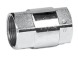 GENEBRE full-bore check valve, body-brass, seal-NBR, Tmax=110°C BP/BP