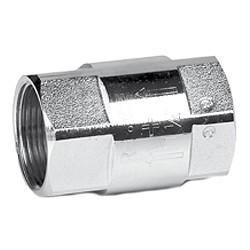 GENEBRE full-bore check valve, body-brass, seal-NBR, Tmax=110°C BP/BP